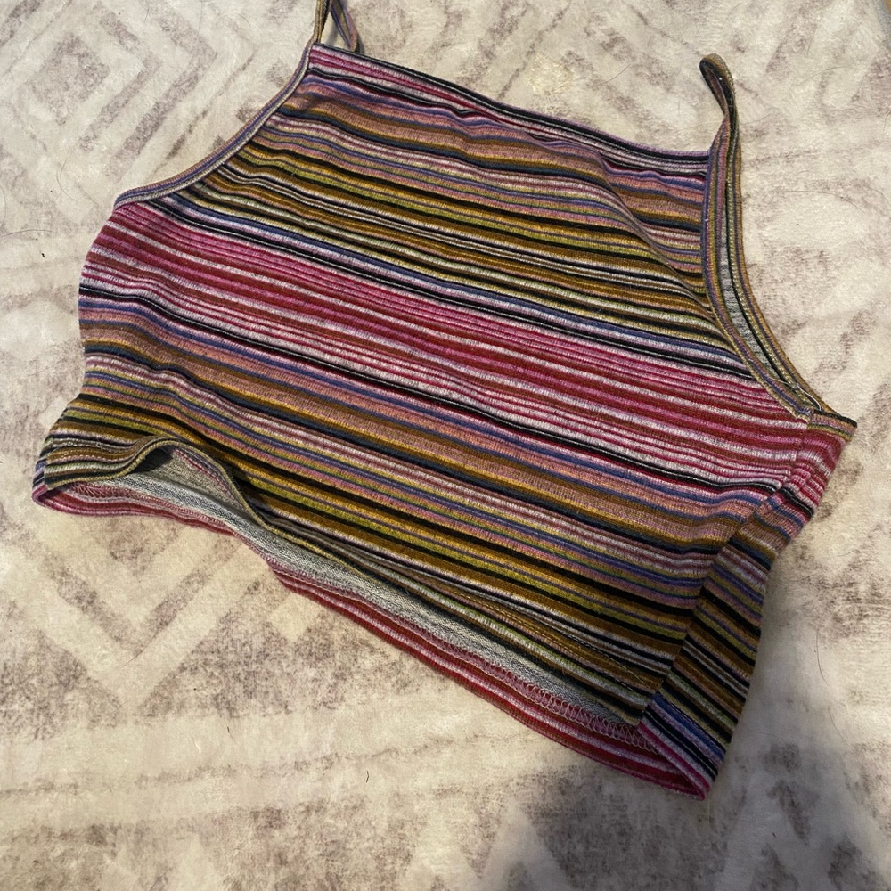 Striped Crop Top